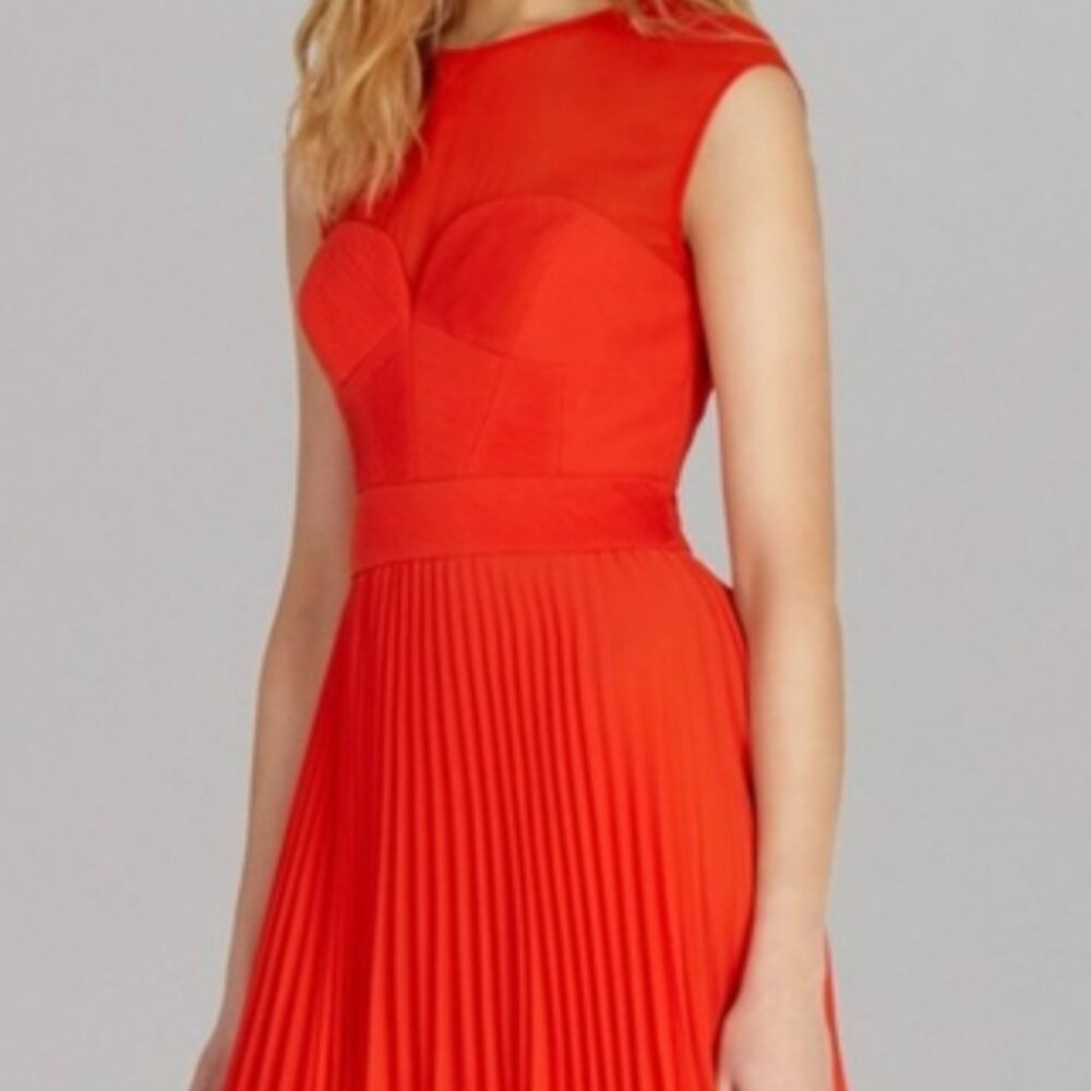 Karen Millen Pintuck Pleated Dress - US Size 10